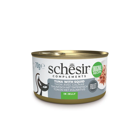 Schesir Cat Tuna & Squid in jelly 70g