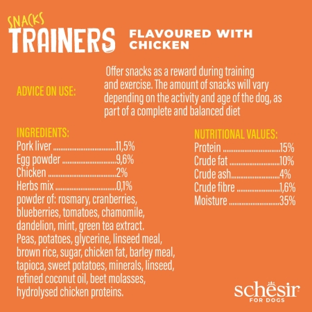 Schesir Dog Snack Training Chicken