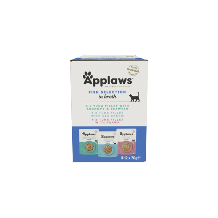 APPLAWS FISH SELECTION IN BROTH 12X70G