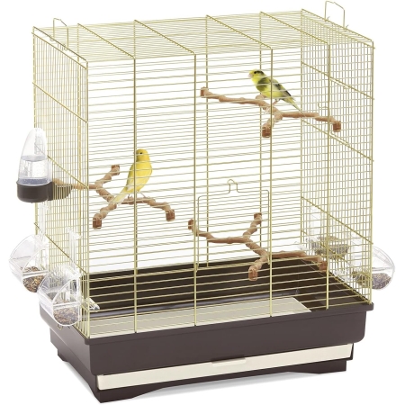 Imac-Carlotta Gold/Brown Bird Cage