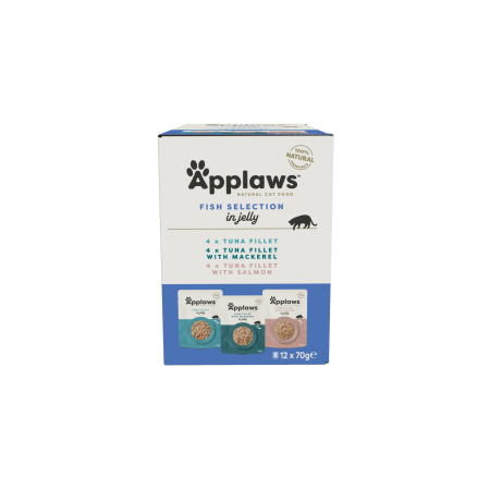 Applaws Pouch Multipack Fish Selection in Jelly 12 x 70 g