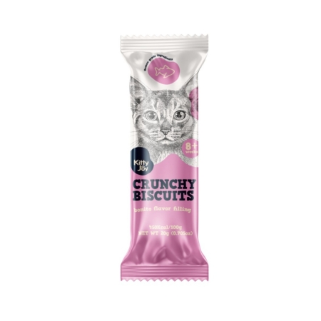 Kitty Joy/Crunchy cat biscuits with bonito flavor filling Kitty Joy 20g
