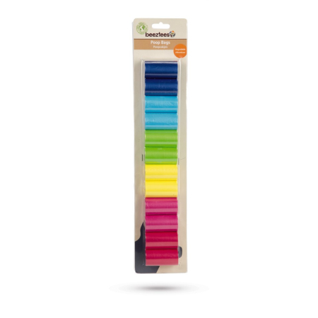BZ REFIL POOPBAGS RAINBOW 12X20ST