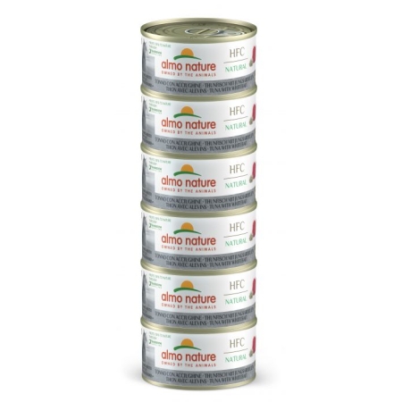 ALMO NATURE - HFC NATURAL MEGA TUNA & WHITEBAIT 6X70GR 5+1 FREE