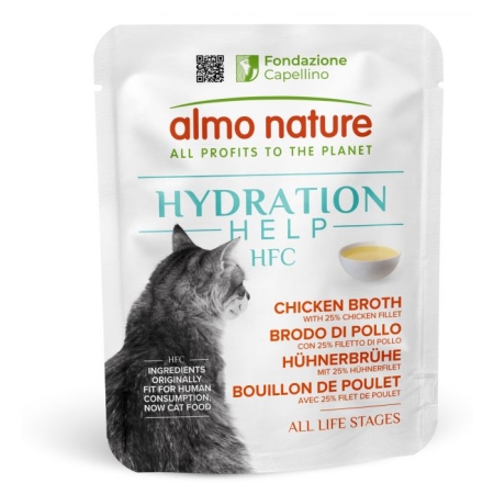 ALMO NATURE - HYDRATION HELP CHICKEN BROTH 50GR