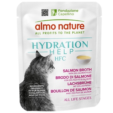 ALMO NATURE - HYDRATION HELP SALMON BROTH 50GR