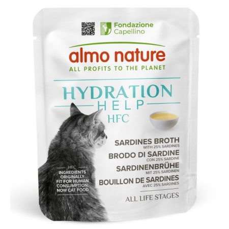ALMO NATURE - HYDRATION HELP SARDINES BROTH 50GR