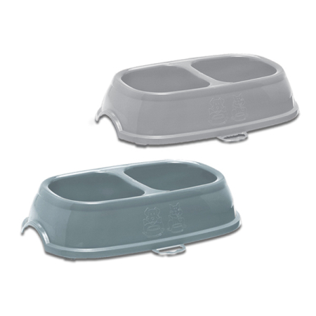 Stefanplast Break 11 Bowl with Feet-Gray/Blue