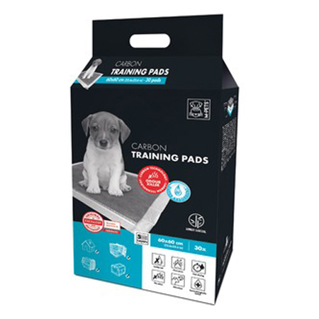 M-PETS - CARBON TRAINING PADS 60X60 X30PCS