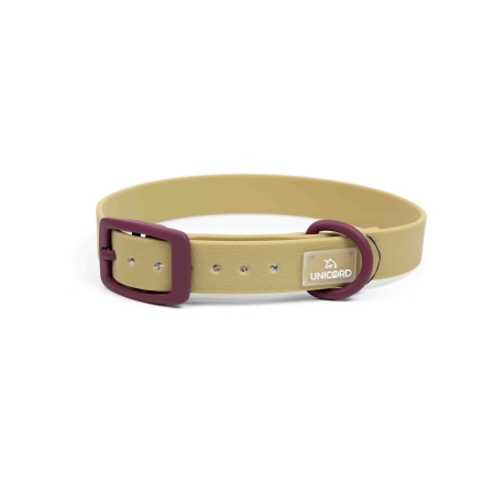 Unicord Collar Olive/bordeaux