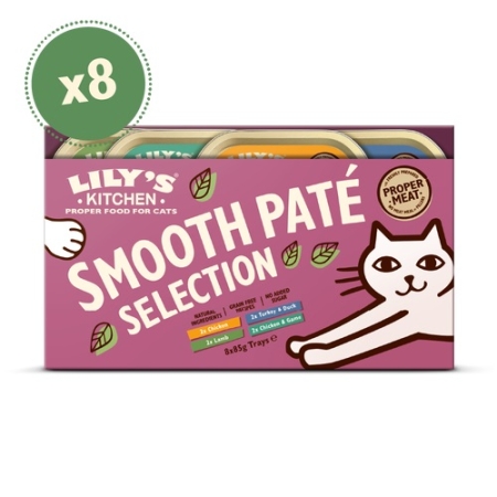 LILY'S KITCHEN - MPK SMOOTH PATE SELECTION 8X85GR