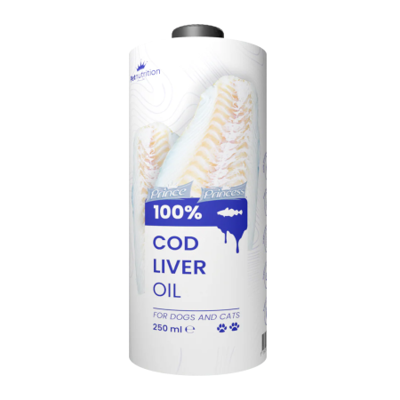 PRINCE Cod Liver Oil for Dogs & Cats – 100% Pure Supplement