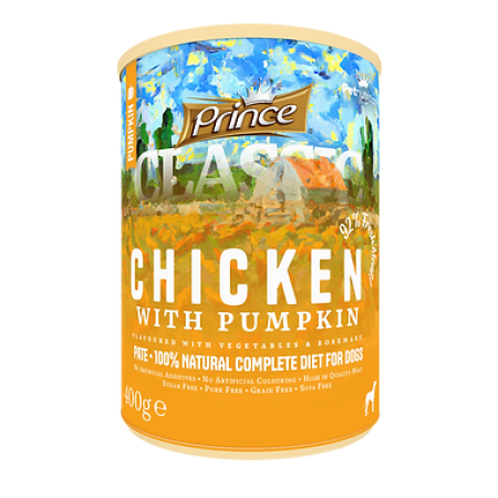 Prince Premium Classic Dog wet food  Chicken with Pumpkin & Rosemary