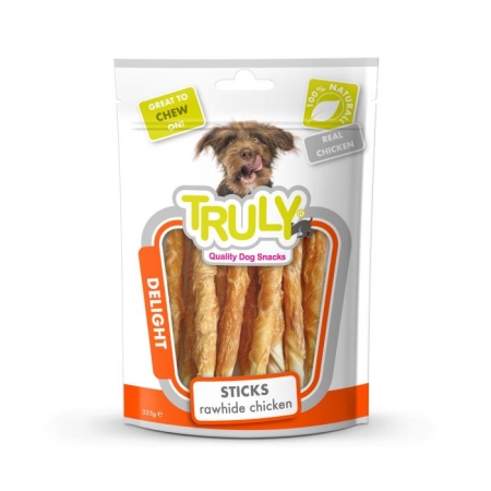 TRULY - RAWHIDE STICKS WITH CHICKEN 325GR