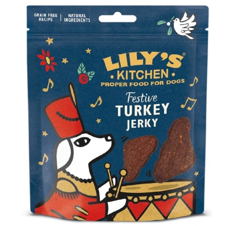 LILY'S KITCHEN - FESTIVE TURKEY JERKY 70GR