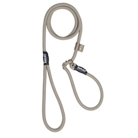 REBEL PETZ - TAUPE TRAINING LEASH SMALL
