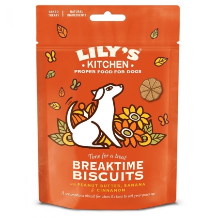 LILY'S KITCHEN - DOG ORGANIC BREAKTIME BISCUITS 80GR