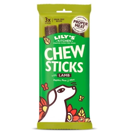 LILY'S KITCHEN - DOG CHEW STICKS LAMB 120GR