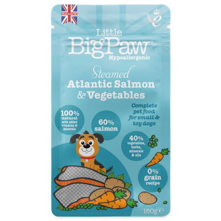 Little Big Paw Steamed Atlantic Salmon & Vegetable Terrine