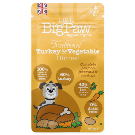 Little Big Paw Traditional Turkey & Vegetable Dinner