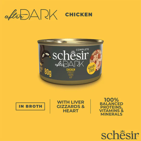 SCHESIR AFTER DARK CHICKEN IN BROTH IN CAN 80GR