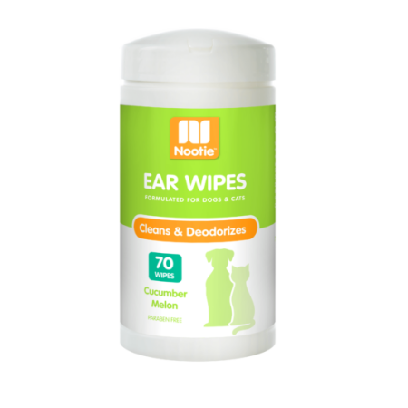 Nootie cucumber melon ear wipes x70
