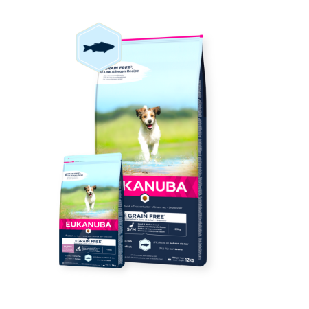 Eukanuba Puppy And Junior Grain Free Ocean Fish For Small And Medium Breeds