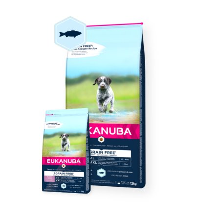 Eukanuba Puppy And Junior Grain Free Ocean Fish For Large Breeds