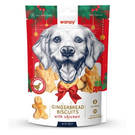 WANPY - CHRISTMAS GINGERBREAD MAN 100GR