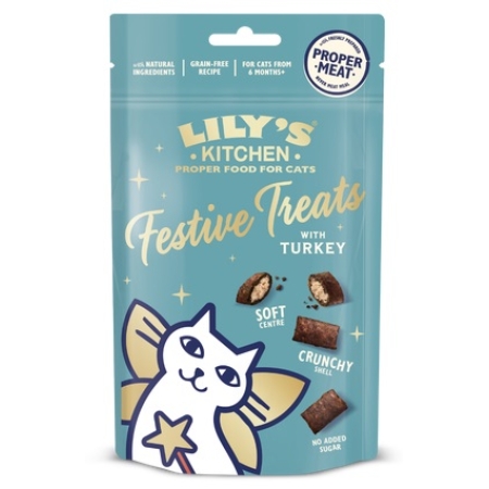 LILY'S KITCEN - CAT FESTIVE TURKEY TR. 60gr