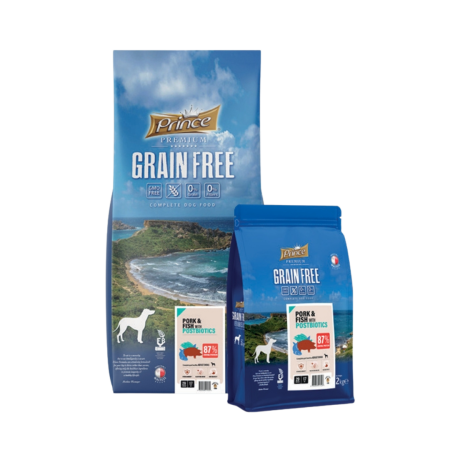 Prince Grain Free – Premium HypoAllergenic – Pork & Fish With