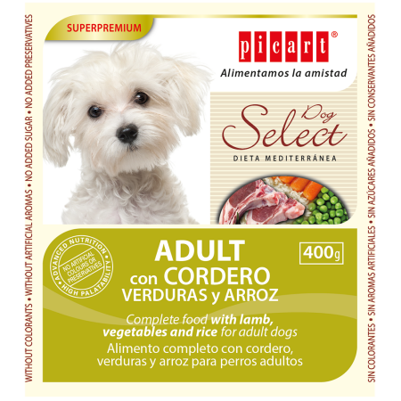 SELECT ADULT LAMB WET 400GR