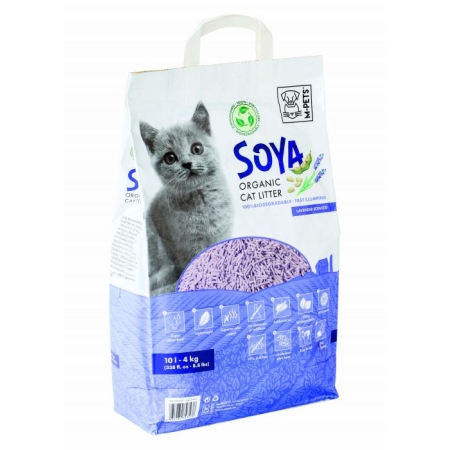 M-PETS – SOYA ORGANIC LAVENDER CAT LITTER