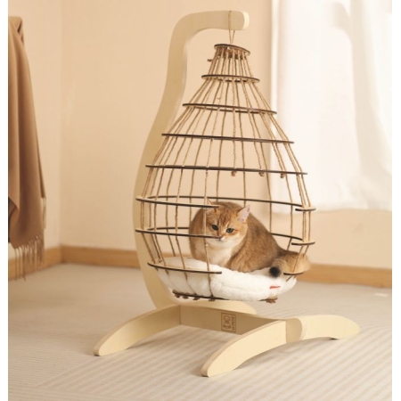 M-PETS - CLOUD HANGING CAT BED WITH CUSHION