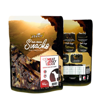 Prince Taste Of Nature Natural Snacks / Meat Jerky Slice 750gr