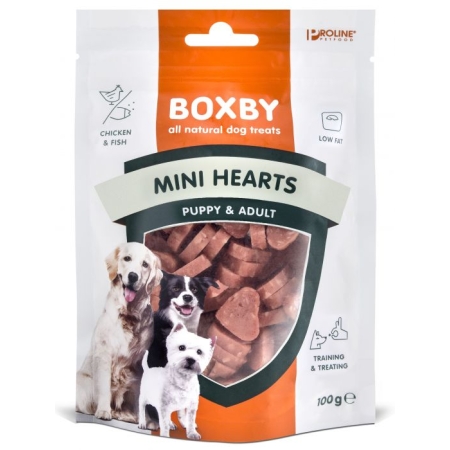 Proline Boxby Mini Hearts 100g