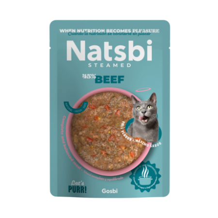 NATSBI CAT STEAMED BEEF 80GR