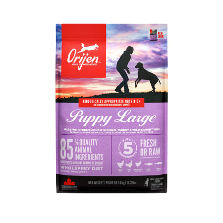 Orijen Puppy Large Breed Dry Food 80% Meat 11.4kg