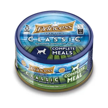 Princess Premium Classic Complete Meal Chicken and Lamb with Rice and Sweetcorn