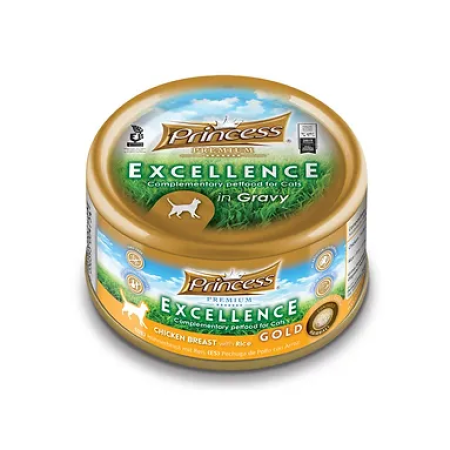Princess Premium Excellence Gold Chicken Breast with FOS & Cellulose/ Hairball Control