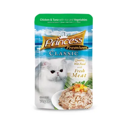 Princess Premium Classic Pouch Chicken & Tuna with Rice & Vegetables