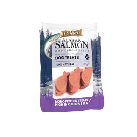 PRINCE SALMON FILLET FISH SHAPE 100G