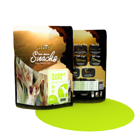 Prince Taste Of Nature Natural Snacks / Rabbit Ears 250gr