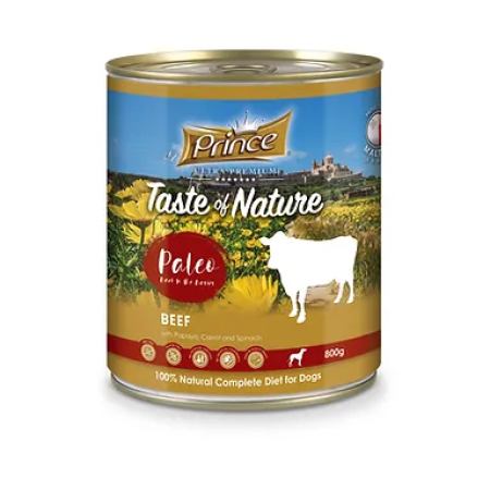 Prince  Taste of Nature Paleo wet food  Beef with Papaya, Carrot & Spinach
