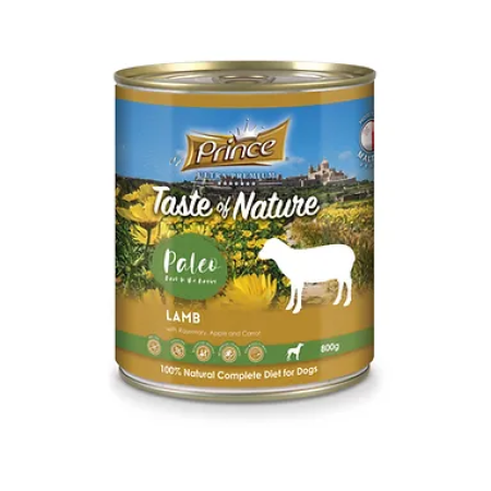 Prince Taste of Nature Paleo wet food Lamb with Rosemary, Apple & Carrot