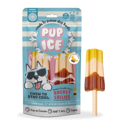 PUP ICE BANANA & CHOCO  90g / 2pcs