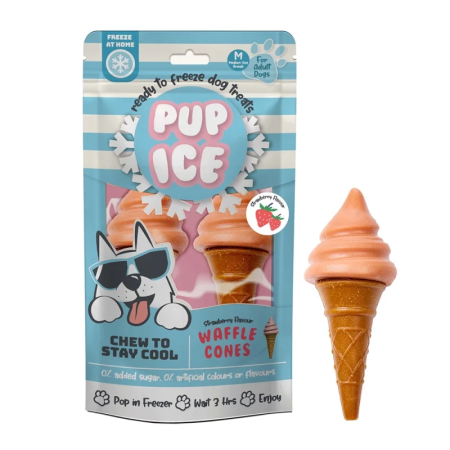 PUP ICE STRAWBERRY  110g/ 2pcs