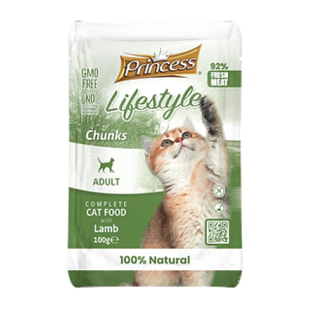 Princess Lifestyle Lamb Chunks for cats