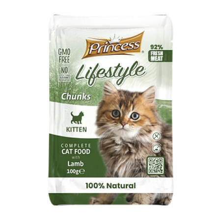 Princess Lifestyle Lamb Chunks for kittens