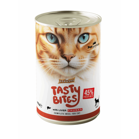 Princess Tasty Bites – With Liver Chunks 405g